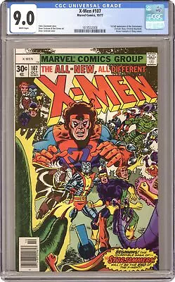 Buy Uncanny X-Men #107 CGC 9.0 1977 1618532008 1st Full App. Starjammers • 299.70£