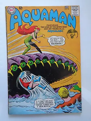 Buy Dc Comics. Aquaman #13 Feb 1964 . 2nd Appearence Of Mera ! Check The Description • 33£