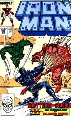 Buy IRON MAN #229 F/VF, Bob Layton Art, Direct Marvel Comics 1988 Stock Image • 4.77£