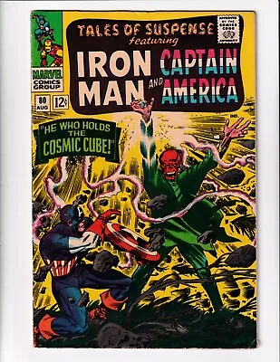 Buy Tales Of Suspense 80 Vg/fn Marvel Comics Book Cosmic Cube Red Skull (1966) • 34.15£
