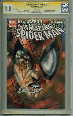 Buy Amazing Spider-Man 570 CGC 9.8 VARIANT EDITION SS DAN SLOTT • 263.65£