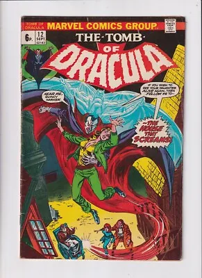 Buy Tomb Of Dracula (1972) #  12 UK Price (5.0-VGF) (1252235) 2nd Blade 1973 • 54£