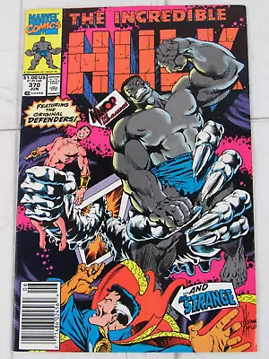 Buy The Incredible Hulk #370 June 1990 Marvel Comics Newsstand Edition • 2.87£