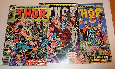 Buy Thor #247,248,249 John Buscema  9.0/9.2  1976  Firelord • 33.58£