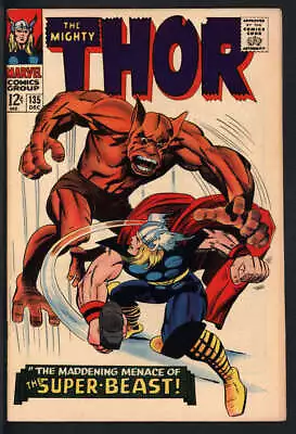 Buy Thor #135 6.5 // Jack Kirby Cover Art Marvel Comics 1966 • 49.57£
