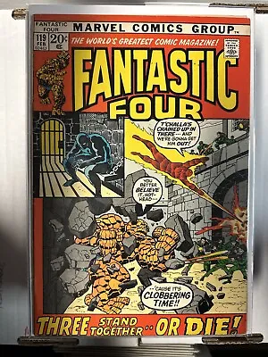 Buy Fantastic Four#119  High Grade Marvel Early Black Panther In Bronze-Age Classic • 24.10£