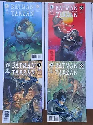Buy BATMAN/TARZAN: CLAWS OF THE CAT-WOMAN, SET OF 4, DC Comics (1999) • 1.40£