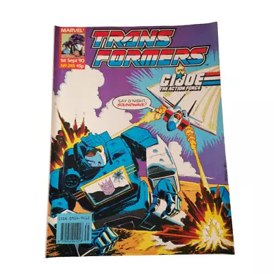 Buy Transformers UK #285 Marvel UK 1st September 1990 Comic G1 MTMTE British GI Joe • 9.99£