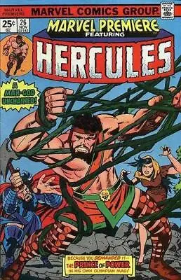 Buy Marvel Premiere (1972) #  26 (4.0-VG) Hercules 1975 • 5.40£