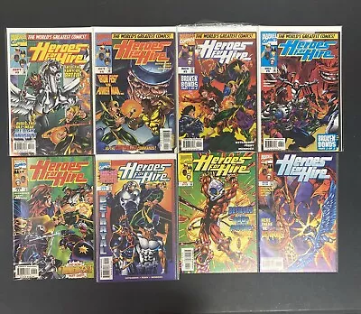 Buy Marvel Heroes For Hire #1-19 LOT OF 9 (see Description For Missing Issues) 1997 • 11.85£