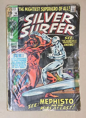 Buy Silver Surfer #16 (1968) | Fair - Good  | F - G | 1.5 | John Buscema - COMPLETE • 6.99£