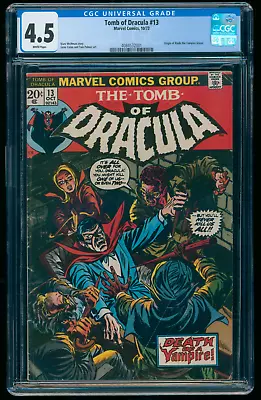 Buy The Tomb Of DRACULA #13 (1973) CGC 4.5 Bronze Age Marvel Comic Book • 59.96£