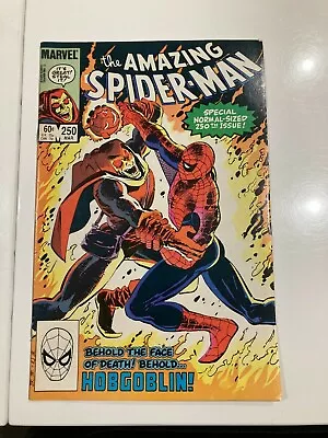 Buy Amazing Spider-Man 250 (1984) Hobgoblin App, Cents • 19.99£