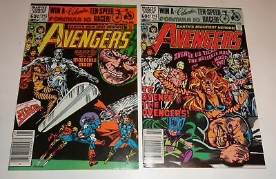 Buy Avengers #215,216 Tigra Silver Surfer Nm 9.4 1981/82 • 22.95£