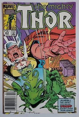 Buy Thor #364 NM 1st App Throg / Puddlegulp Newsstand Edition Marvel Comics 1986 Key • 14.98£
