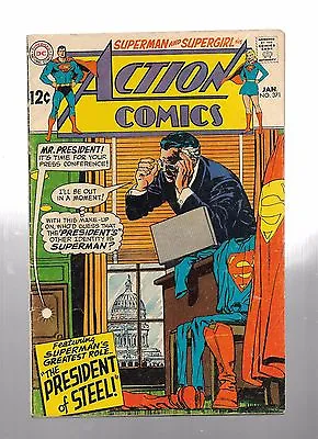 Buy Action Comics #371 (Jan 1969, DC) Superman Supergirl • 11.03£