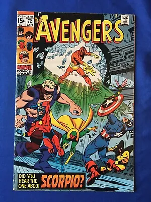 Buy Avengers #72 VG/FN (5.0) MARVEL 1st App Zodiac ( Vol 1 1970) (5) • 18£