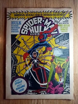 Buy Spider-Man & Hulk Weekly, #416 1981 Amazing Spidey #210 Madame Web 1st UK App • 7£