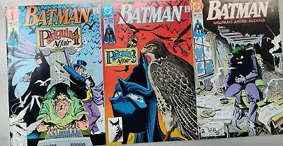 Buy Batman #448 #449 #450 DC 1990 Comics: Penguin Affair Part 1 & 3 • 12.62£