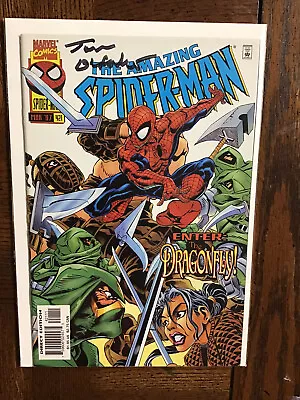 Buy AMAZING SPIDER-MAN #421 Marvel Comics ~ SIGNED BY TOM DEFALCO ~ UNREAD HI GRADE • 16.94£