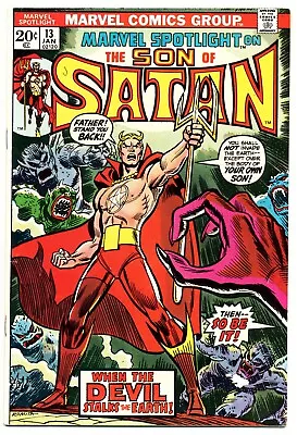 Buy MARVEL SPOTLIGHT #13 VG, Origin Son Of Satan, Marvel Comics 1974 • 15.81£