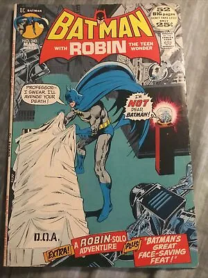 Buy BATMAN With Robin  #240 1972,  NEAL ADAMS Cover 3RD APPEARANCE OF RA'S AL GHUL • 39.71£