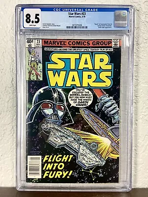 Buy Star Wars #23 MAY (5/79) CGC Graded VF + 8.5 Bronze Age Comic Book W/Darth Vader • 354.79£