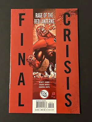 Buy Final Crisis Rage Of The Red Lanterns #1 NM- 2008 1st Atrocitus Rare 2nd Print • 11.94£