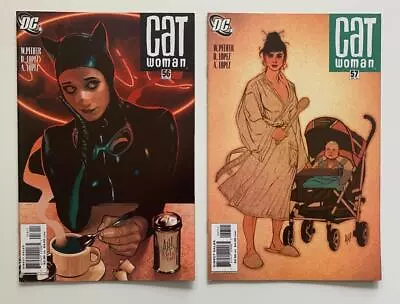 Buy Catwoman #56 & 57 Adam Hughes Covers (DC 2006) 2 X VF/NM Condition Issues • 18.95£
