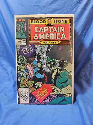 Buy Captain America 360 Blood Stone Hunt 1st Brief Appearance Crossbones 1989 VF+ • 3.95£