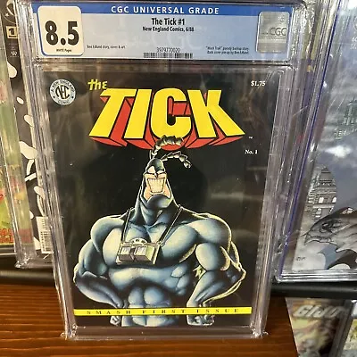 Buy The Tick #1 - (1988) CGC 8.5 - Key Issue 1st Appearance Of The Tick • 118.54£