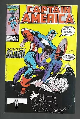 Buy 1985 Marvel Captain America #325-Slugfest-75 Cent Issue-Fine • 4.74£