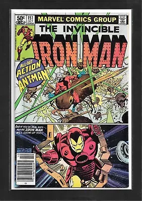 Buy Iron Man #151 (1981):  G.A.R.D.'s Gauntlet!  Bronze Age Marvel Comics! FN- (5.5) • 4.78£