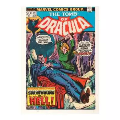 Buy Tomb Of Dracula (1972 Series) #19 In Very Fine + Condition. Marvel Comics [n& • 81.58£