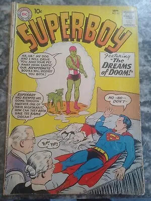 Buy Superboy #83 1960 1st App & Origin Kryptonite Kid. Book Has Seen Better Days. • 7.80£