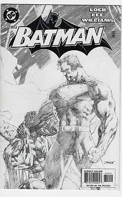 Buy Batman #612 2nd Print DC Comic Jim Lee Sketch Variant Cover Versus Vs Superman • 80.34£