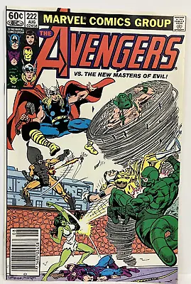 Buy Avengers 222 Newsstand (1982) KEY New Masters Of Evil Roster Led By Egghead (VF) • 4.75£