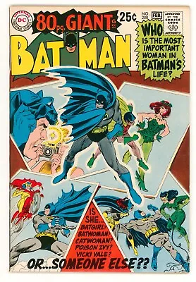 Buy Batman #208 VFN+ 8.5 Poison Ivy Batgirl Catwoman • 225£