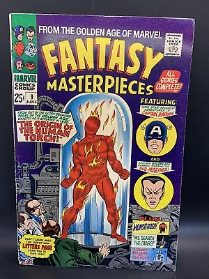 Buy Fantasy Masterpieces #1, 8 + 9 (1966, Marvel) Human Torch, Namor, Classics • 118.59£