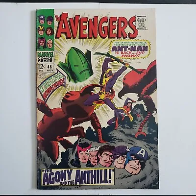 Buy The Avengers #46 Vol.1 (1963) 1967 Marvel Comics  App Of The Whirlwind • 34.79£