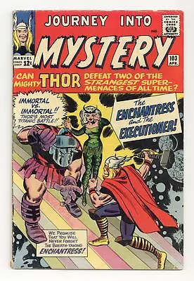 Buy Thor Journey Into Mystery #103 VG- 3.5 1964 1st App. Enchantress, Executioner • 180.96£