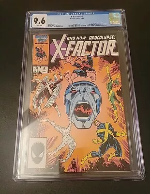 Buy 1986 X-Factor #6 1st Appearance Apocalypse CGC 9.6 Marvel Comics • 103.56£