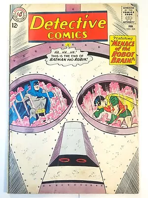 Buy DETECTIVE COMICS #324 W/ BATMAN & ROBIN DC COMICS FEB. 1964 G/VG Sheldon Moldoff • 12.78£
