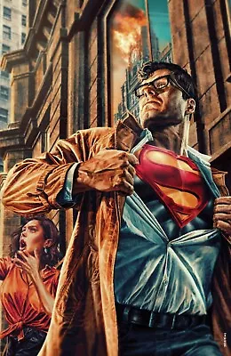 Buy Superman #4H Card Stock Variant: Lee Bermejo Foil- (HARD TO FIND IN THE UK) • 11.99£