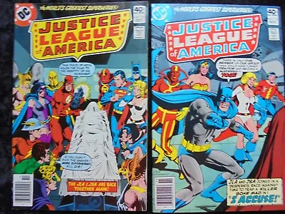 Buy 2 Justice League Of America Comics # 171 & #172 Dc Comics • 9.95£