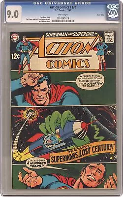 Buy Action Comics #370 CGC 9.0 Twin Cities 1968 0916382013 • 107.94£
