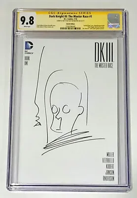 Buy Dark Knight 111 The Master Race 1 CGC 9.8 Signed & Sketch By Dustin Nguyen • 119.99£