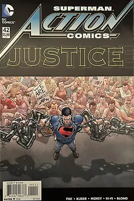 Buy Superman: Action Comics #42 JUSTICE  DC COMICS • 3.99£