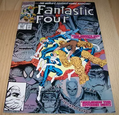 Buy Fantastic Four (1961 1st Series) #347...Published Dec 1990 By Marvel. • 7.95£