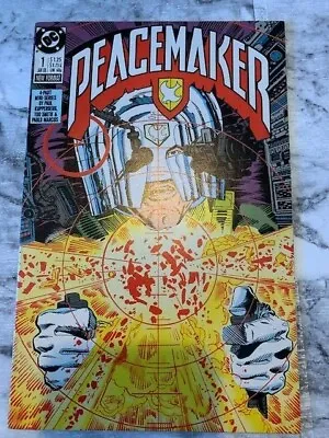 Buy Peacemaker 1 DC Comics 1988 Hot Series Rare VF White Pages John Cena 1st Print • 29.99£